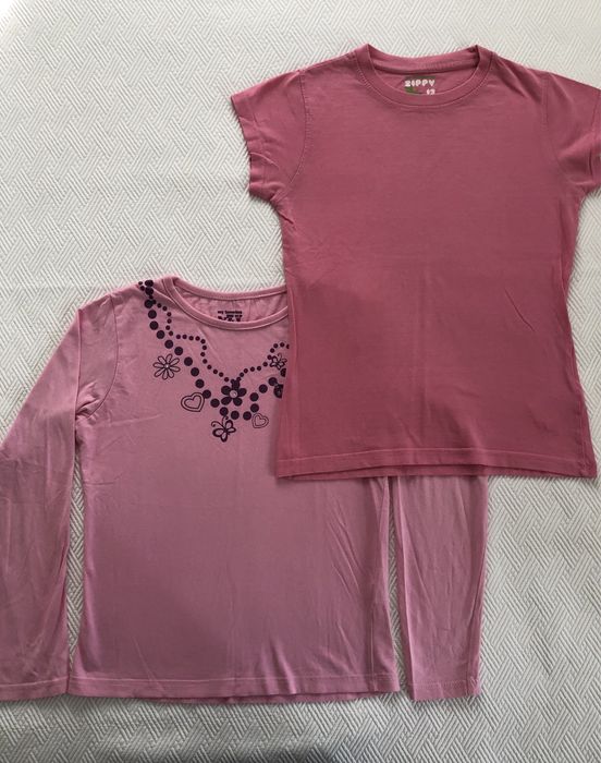 Conjunto de duas camisolas rosas da Zippy