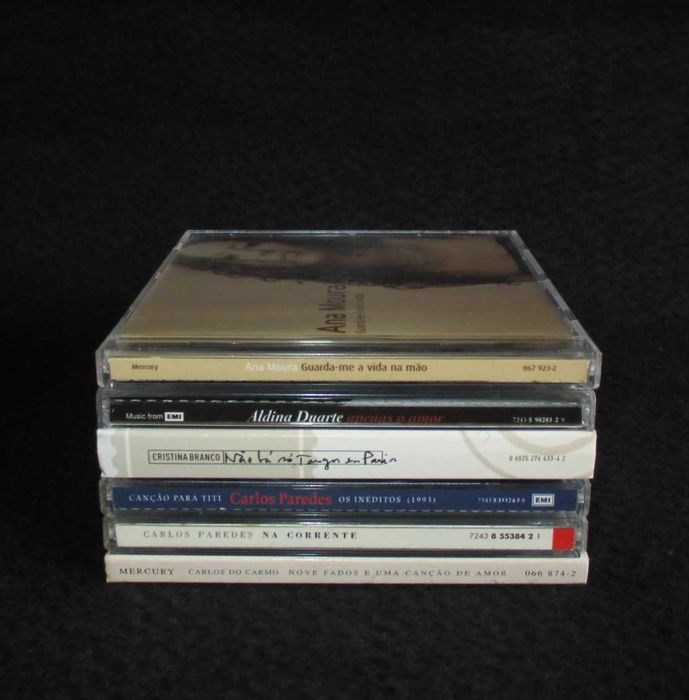 Colecção de CDs Fado Guitarra Portuguesa Carlos do Carmo Ana Moura
