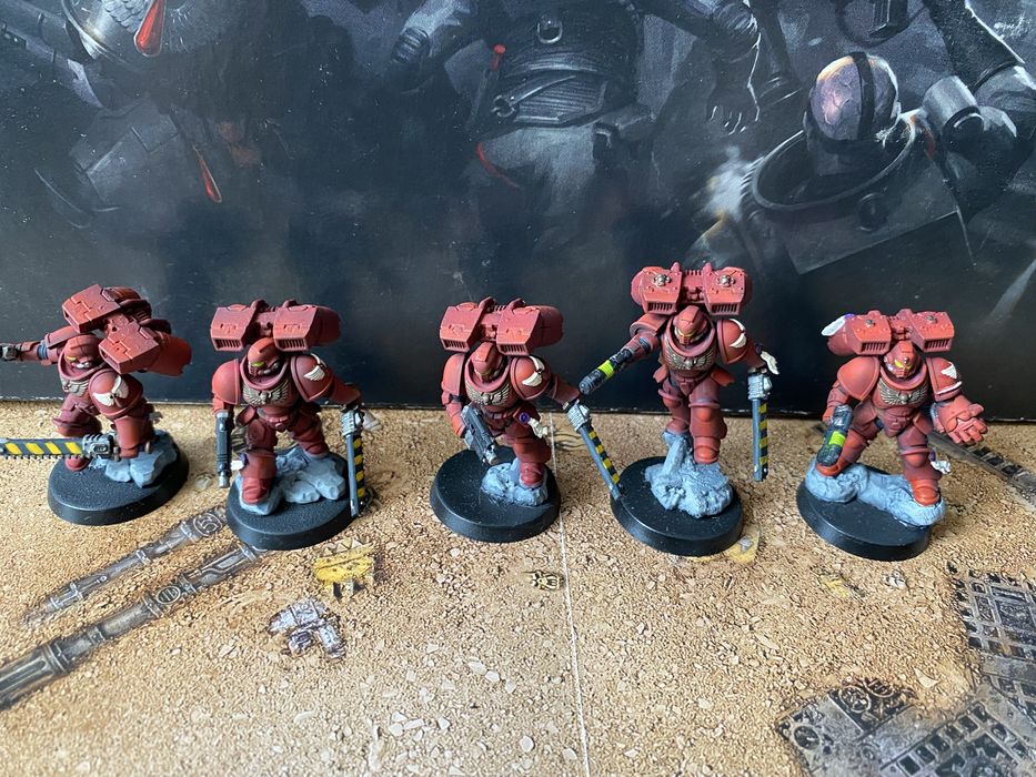 Warhammer 40k Blood Angels  Fly command squad