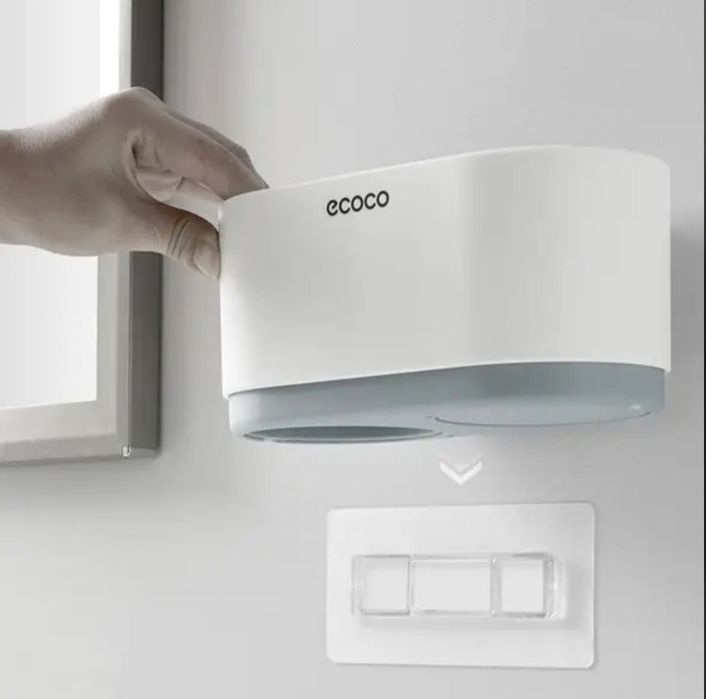 Полочка органайзер Ecoco для фена пластиковый новый на самоклейке