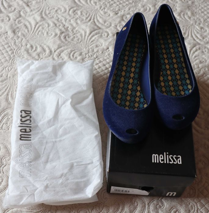 Melissa Ultragirl Blue Flocked