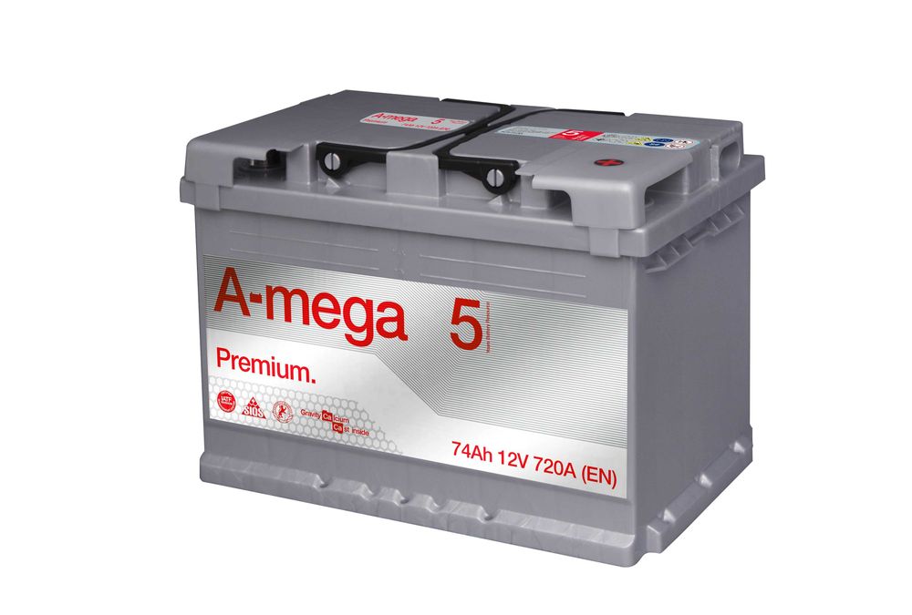 Akumulator Amega 74 Ah 720 A PREMIUM M5