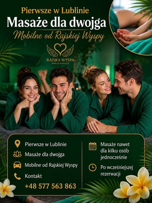 Masaż Lublin – salon masażu i masaże mobilne (fizjoterapeuci i masażyści)