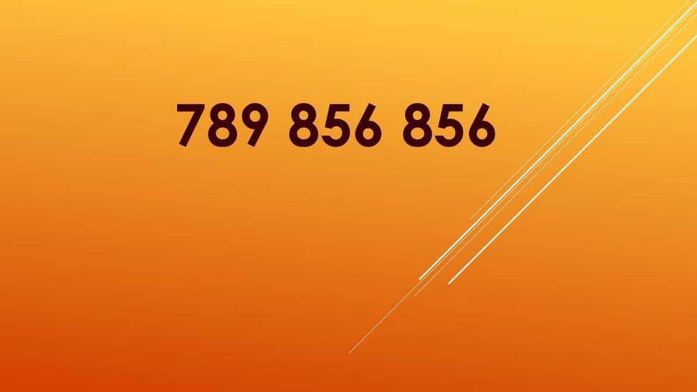 Złoty numer 789_856_856