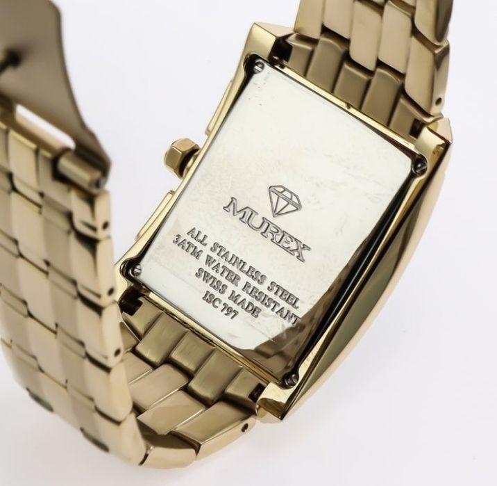 Relógio Murex Swiss Made Cronógrafo Gold - NOVO (Selado)