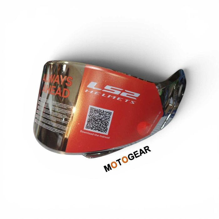 Szyba motocyklowa do kasku LS2 FF325 Strobe, FF370 Easy, FF386 Ride Iridium Silver Lustrzanka srebrna