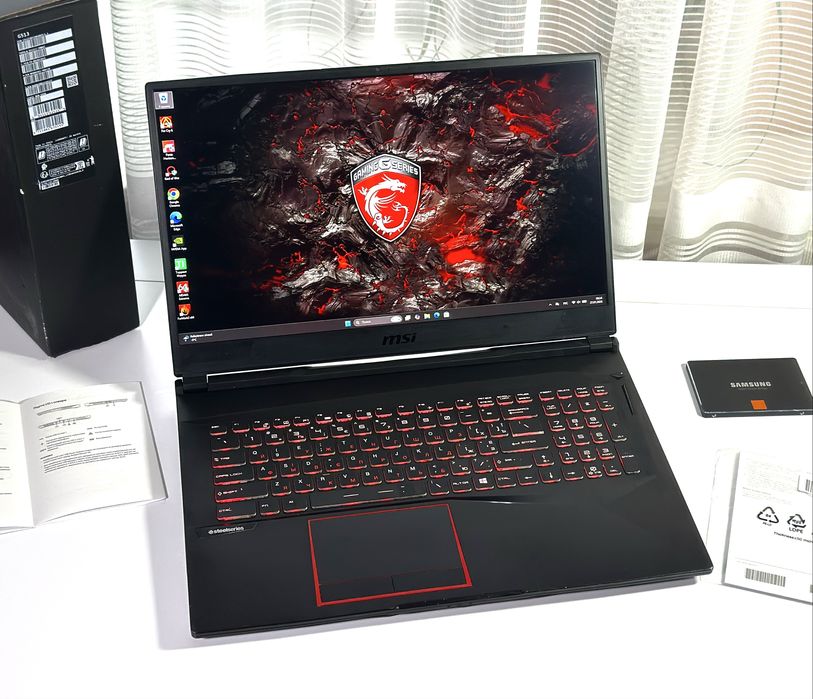 ‼️MSI 17.3‼️RTX2070-8GB/244Hz!/i7-10th/16-GB/Гарантия 30д!!!