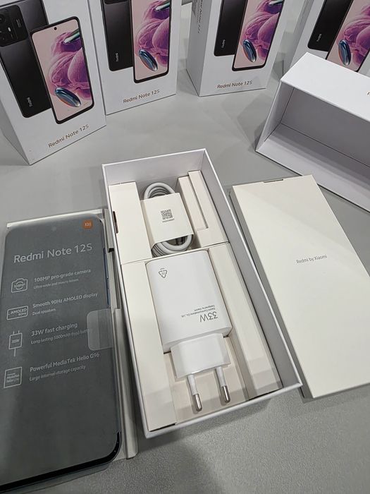 Новенькі запаковані Xiaomi Redmi Note 12S 8/256GB Ice Blue NFC є опт