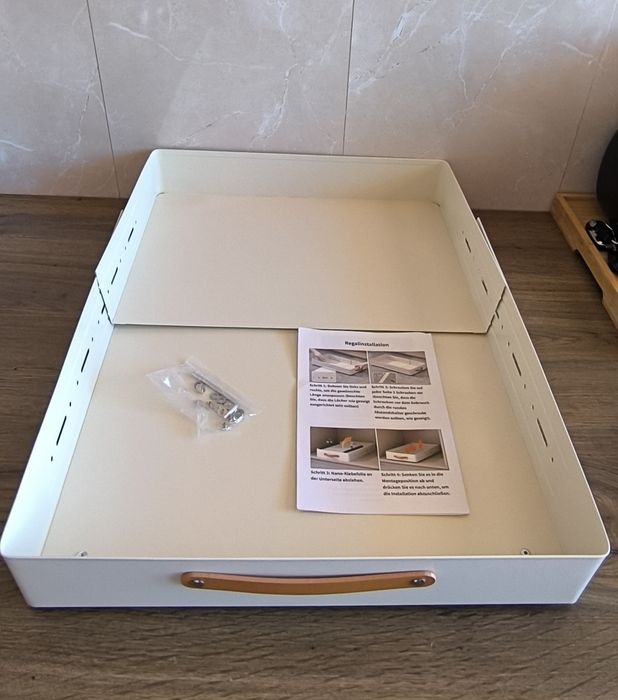 Gaveta extensível para colocar dentro dos móveis