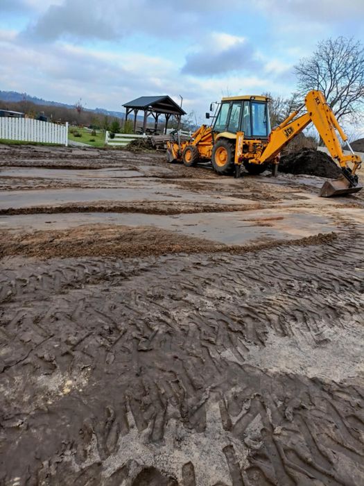 Usługi koparko-ładowarką