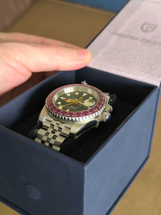 Часы Pagani Design PD-1758 World Time GMT-Master "Homage"