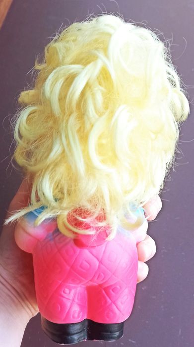 Zabawka gumowa Carlson z dachu, PRL, unikat