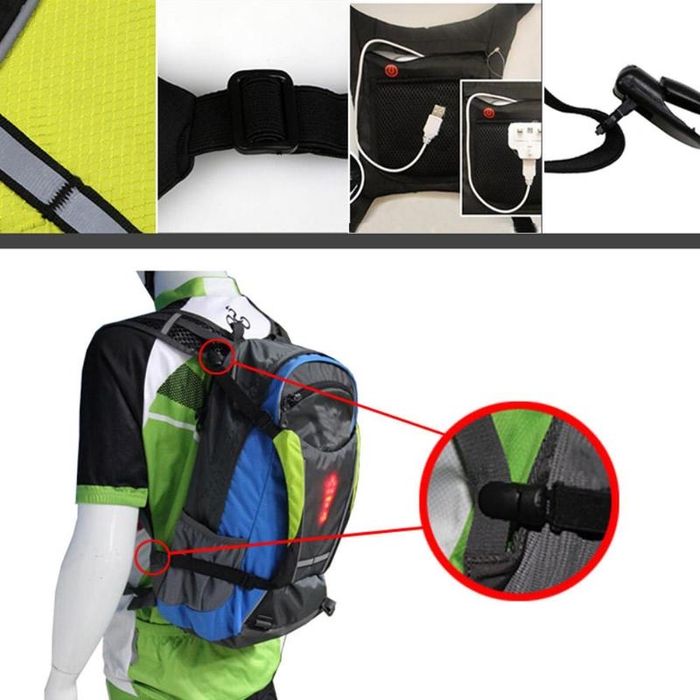 Colete luminoso com controle remoto sem fios