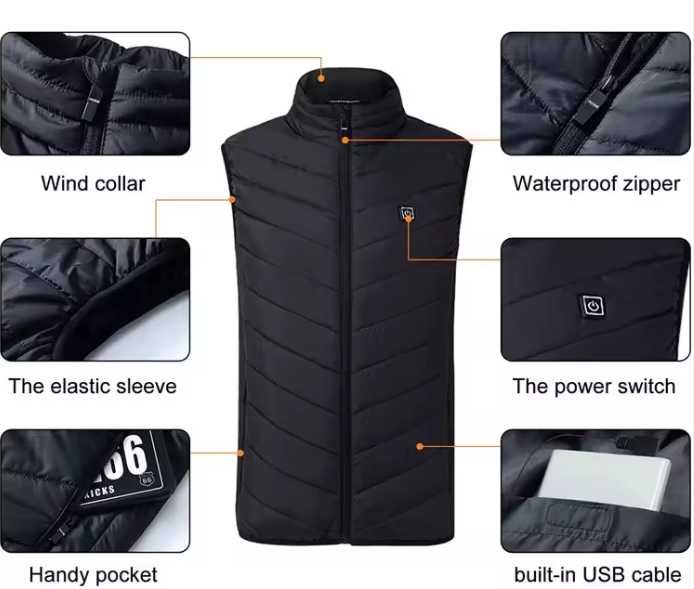 Alta qualidade elétrica aquecida coletes