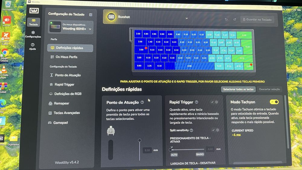 teclado Wooting 60HE
