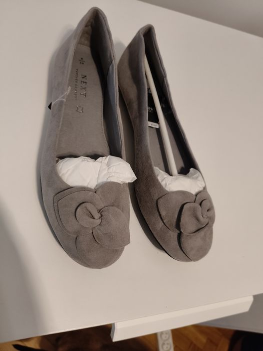 Buty Next szare baleriny 39 nowe