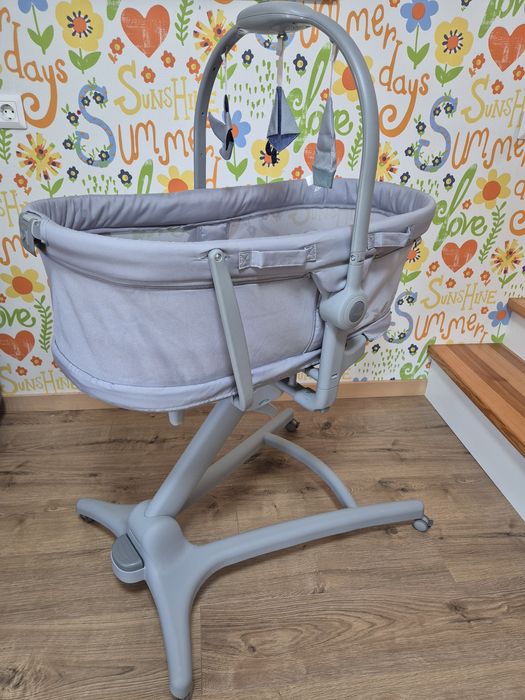 Дитяче ліжечко-стільчик 5 в 1 Сhicco Baby Hug Pro