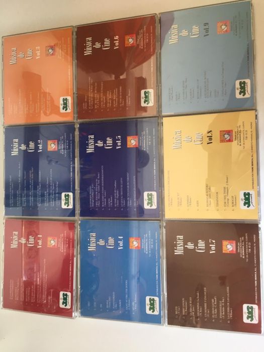 CDs - Música de Cine (20 volumes disponiveis)
