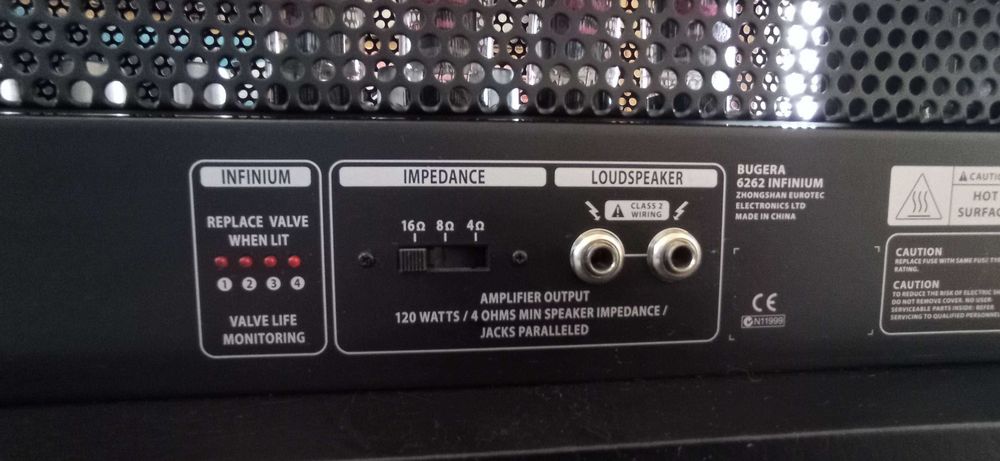 Bugera 6262 Infinium + Marshall 1960 AV
