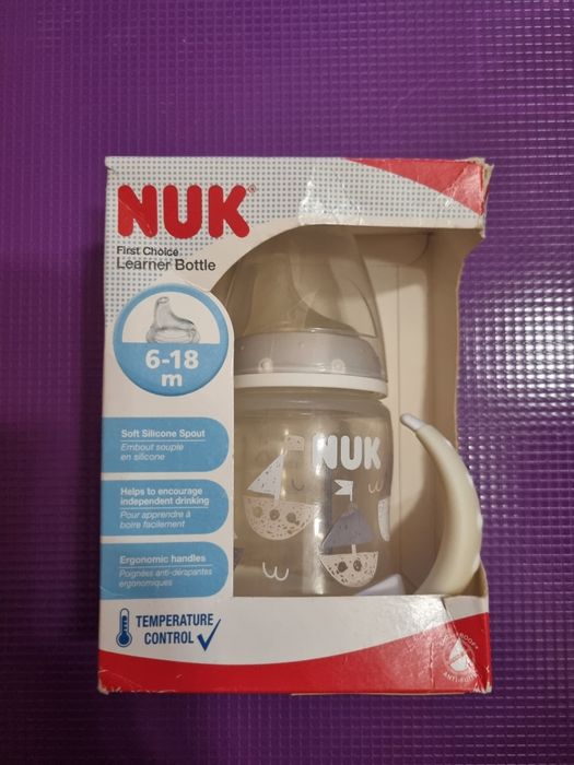 Пляшечка-поїльник Nuk first choice