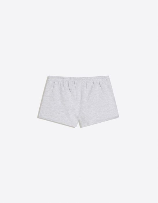 Плюшеві шорти з еластичним поясом Bershka