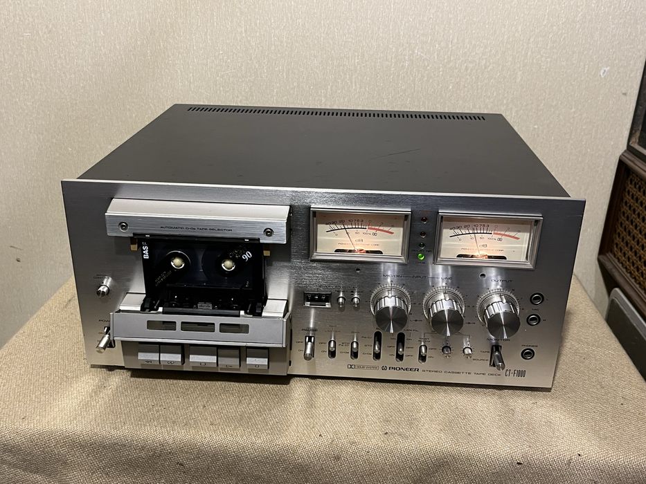 Топовая HI-END кассетная дека PIONEER CT-F1000 (3 головки/2 тонвала
