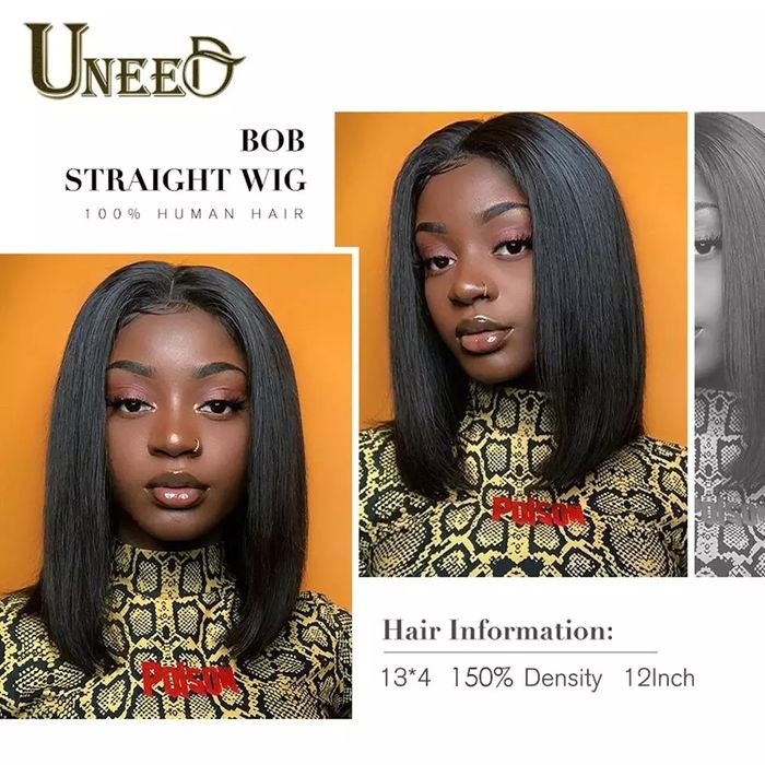 Peruca de cabelo humano 8polegadas