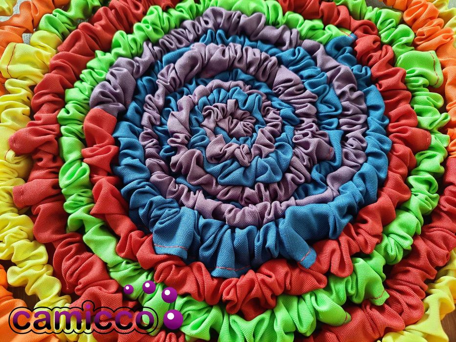 2 GUMA SENSORYCZNA tęczowa ANIMACYJNA tańca wesele gumy animatorów 7 m