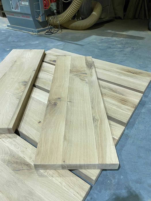Stopnie dębowe rustykalne 100x30 drewniane lite drewno