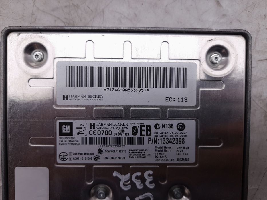 Módulo bluetooth OPEL Insignia A (G09)