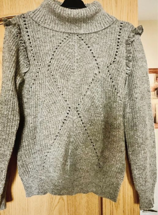 Golf sweter  szary