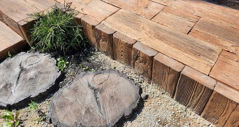 Deska tarasowa, drewno betonowe, deska