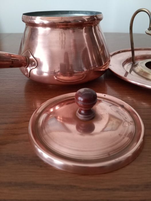 Fondue em cobre  muito bonito nunca usado