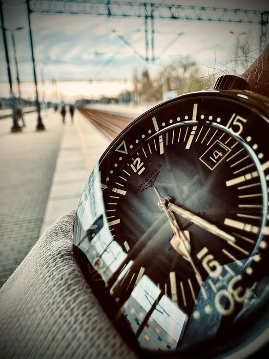 Longines Legend Diver Watch L3.774.4.70.20 GREY SILICIUM