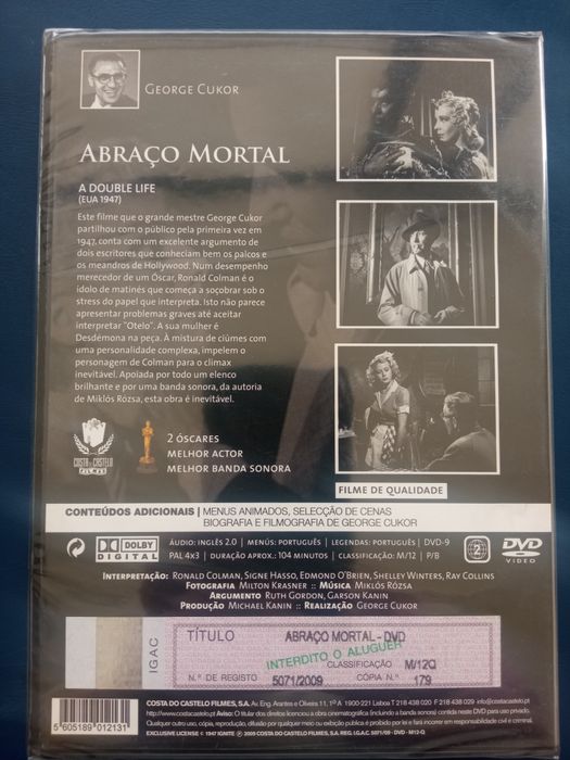 Abraço Mortal - George Cukor (1947)