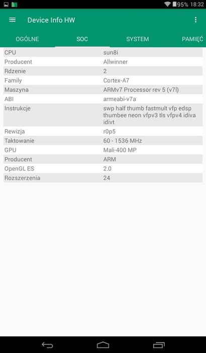 Tablet Esperanza Dream Tab 7" AX2 HD Android 4.4.2 100% sprawny