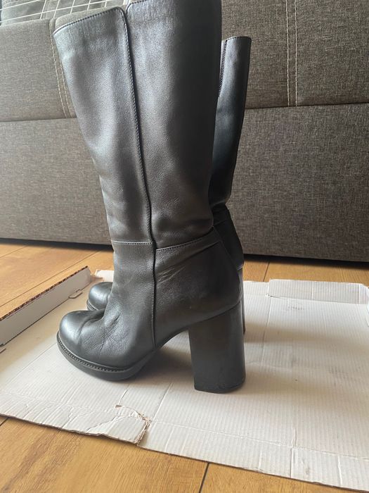 Шкіряні чоботи весна/осінь