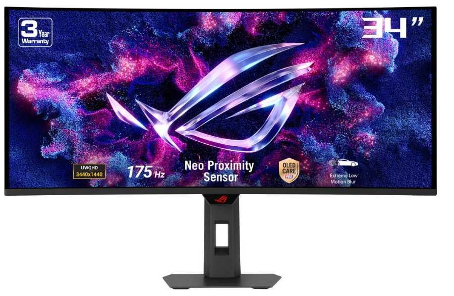 Monitor Gaming ASUS ROG Strix OLED XG34WCDG 34'' Novo/Selado