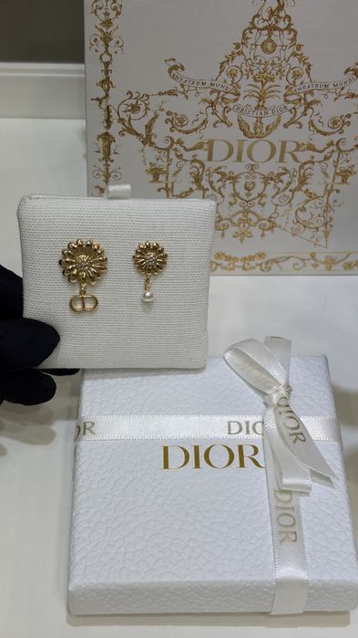 DIOR® Luksusowe kolczyki CD® ekskluzywna biżuteria kolczyki