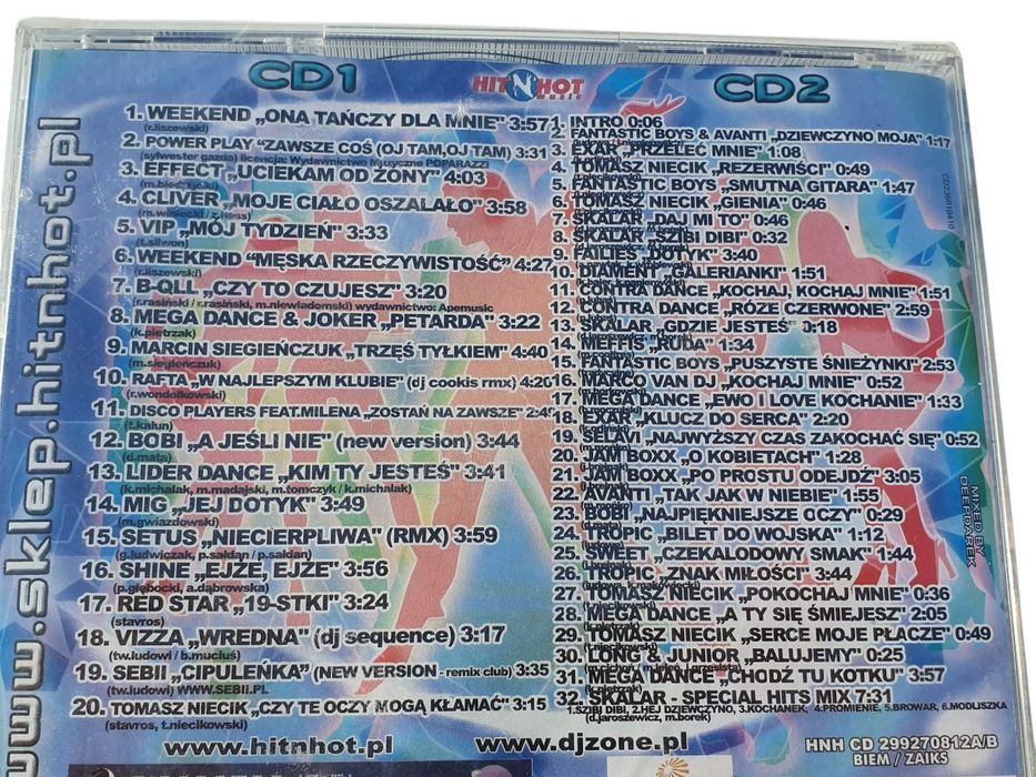 Stara płyta płyty CD Ona Tańczy Dla Mnie - Hit Za Hitem vol.4 2CD 2012