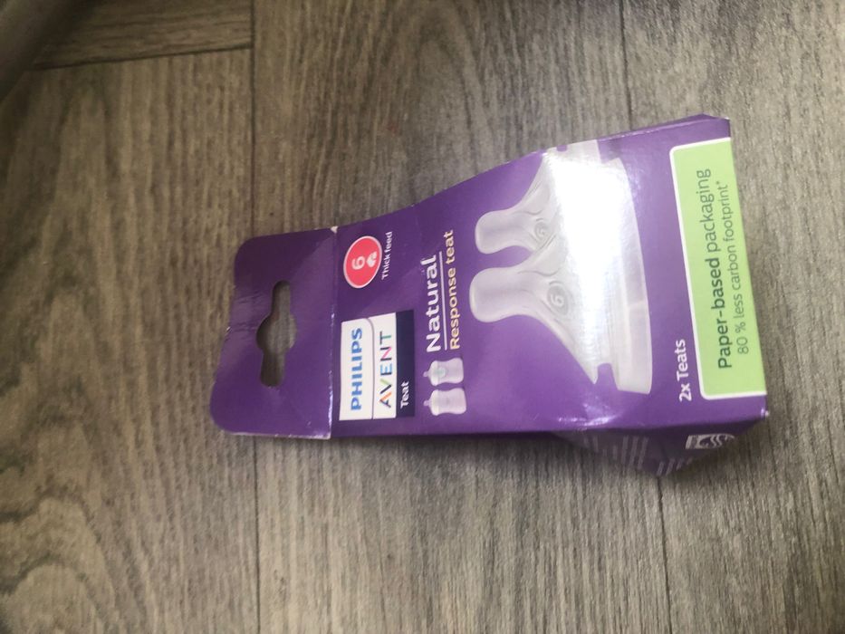 Нові змінні соски philips avent response 0+ 1+ 3+ 6+ для каш новые сменные соски