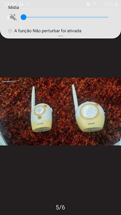 Intercomunicadores para bebê marca *FHILIPS NOVOS*