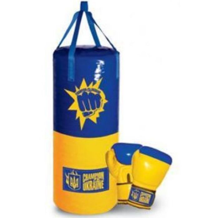 Боксерський набір в куль. "Америка" Малий. рукавички