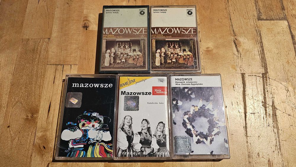 BE 5x Kaseta MAZOWSZE - Śpiewa kolędy i inne [MUZA] magnetofonowa