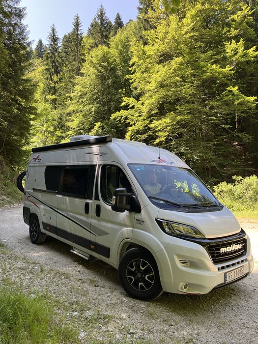 Wynajem kamper Carthago Chrzanów camper van campervan Ducato nowy 4os
