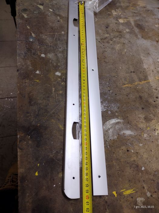 Listwy, okucia meblowe, blatowe