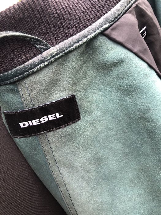 Кожаная  мужская куртка Diesel L-Pins-A Jacket Оригинал Осенняя Винтаж