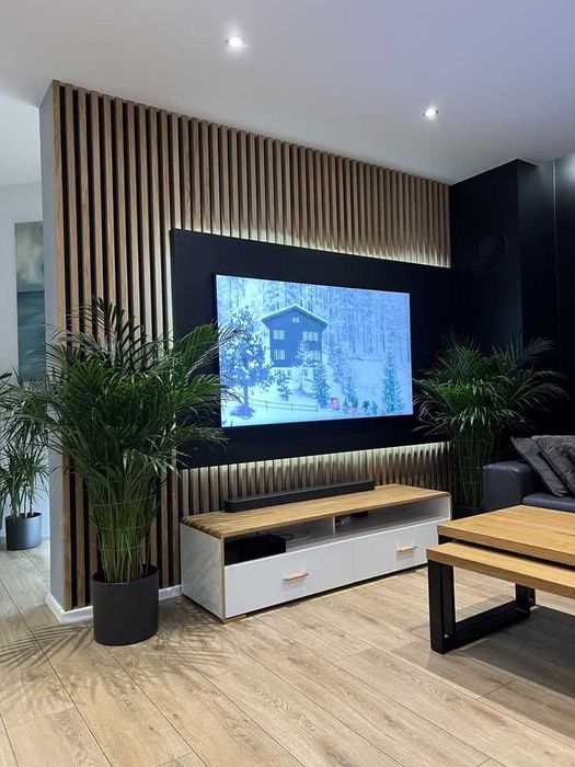 Lamele Fornirowane DĄB na Ściankę działową  WYSYŁKA GRATIS