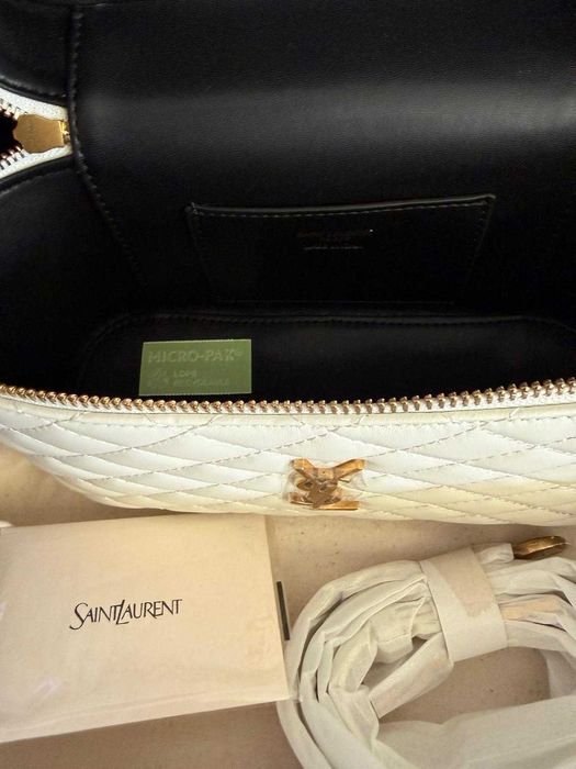 Premium torebka kuferek ysl Gaby skóra naturalna