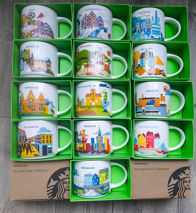Kubek Starbucks Katowice 414ml You Are Here YAH Mug